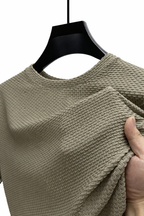 Silk Fitness Khaki T-shirt