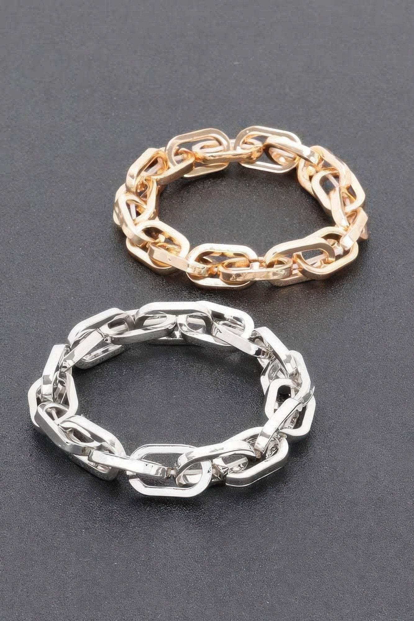 Alloy Casting Chain Bracelet - IVORYNN