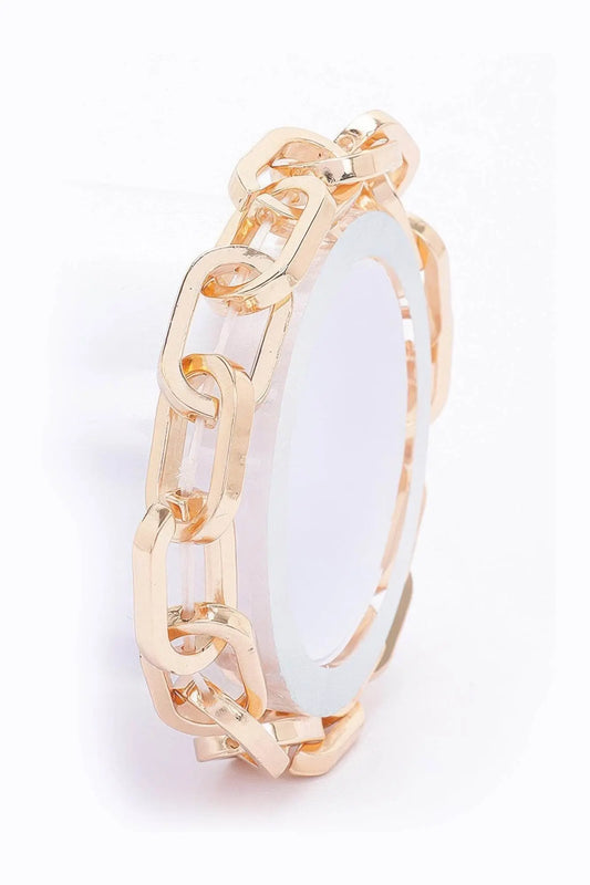 Alloy Casting Chain Bracelet