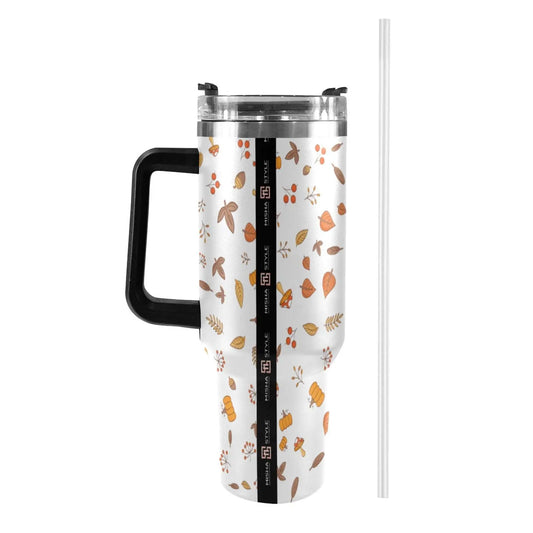 Autumn Effect 40oz Tumbler with Black Handle