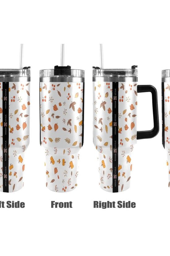 Autumn Effect 40oz Tumbler with Black Handle - IVORYNN