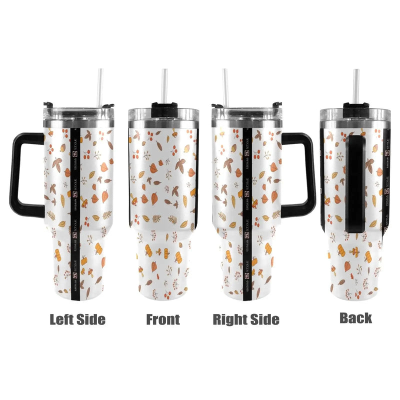 Autumn Effect 40oz Tumbler with Black Handle - IVORYNN