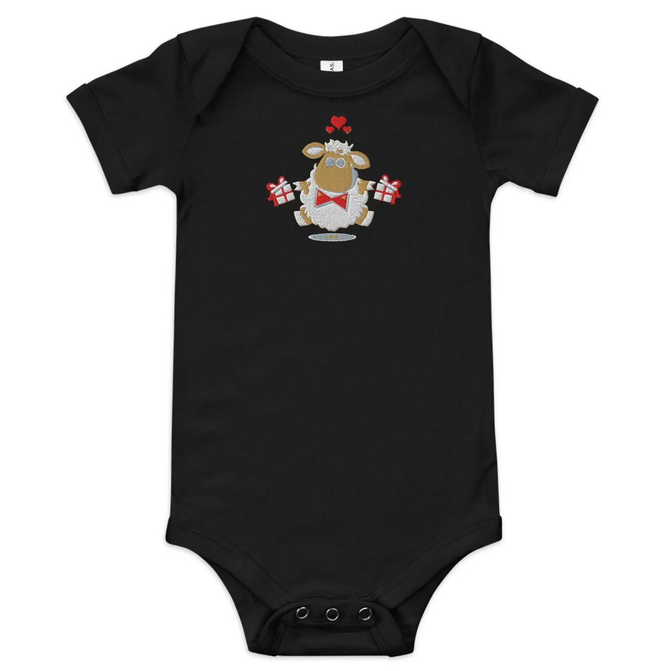 Baby short sleeve Black one piece - IVORYNN