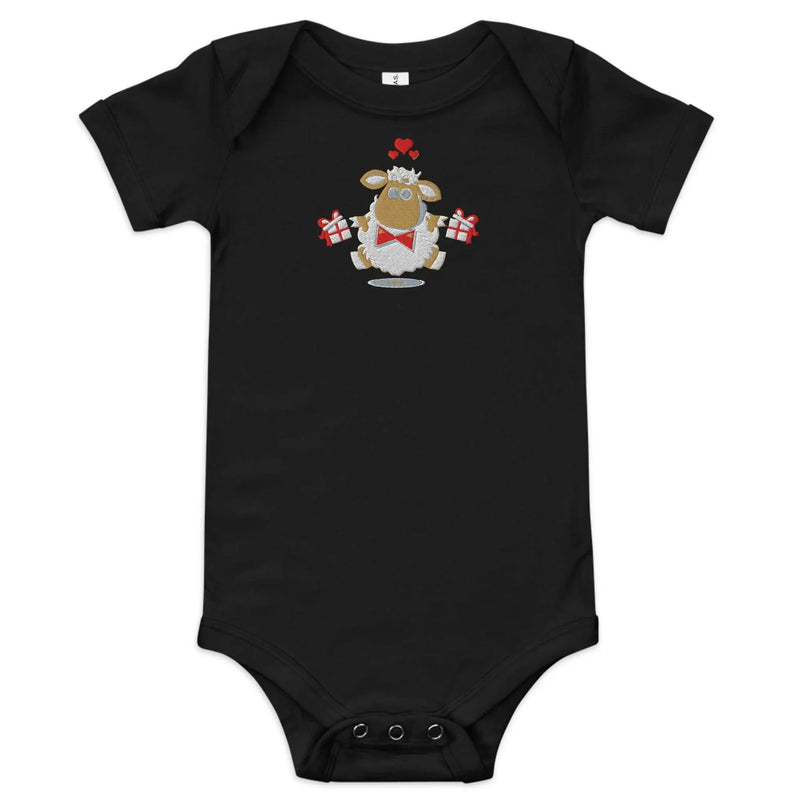 Baby short sleeve Black one piece - IVORYNN