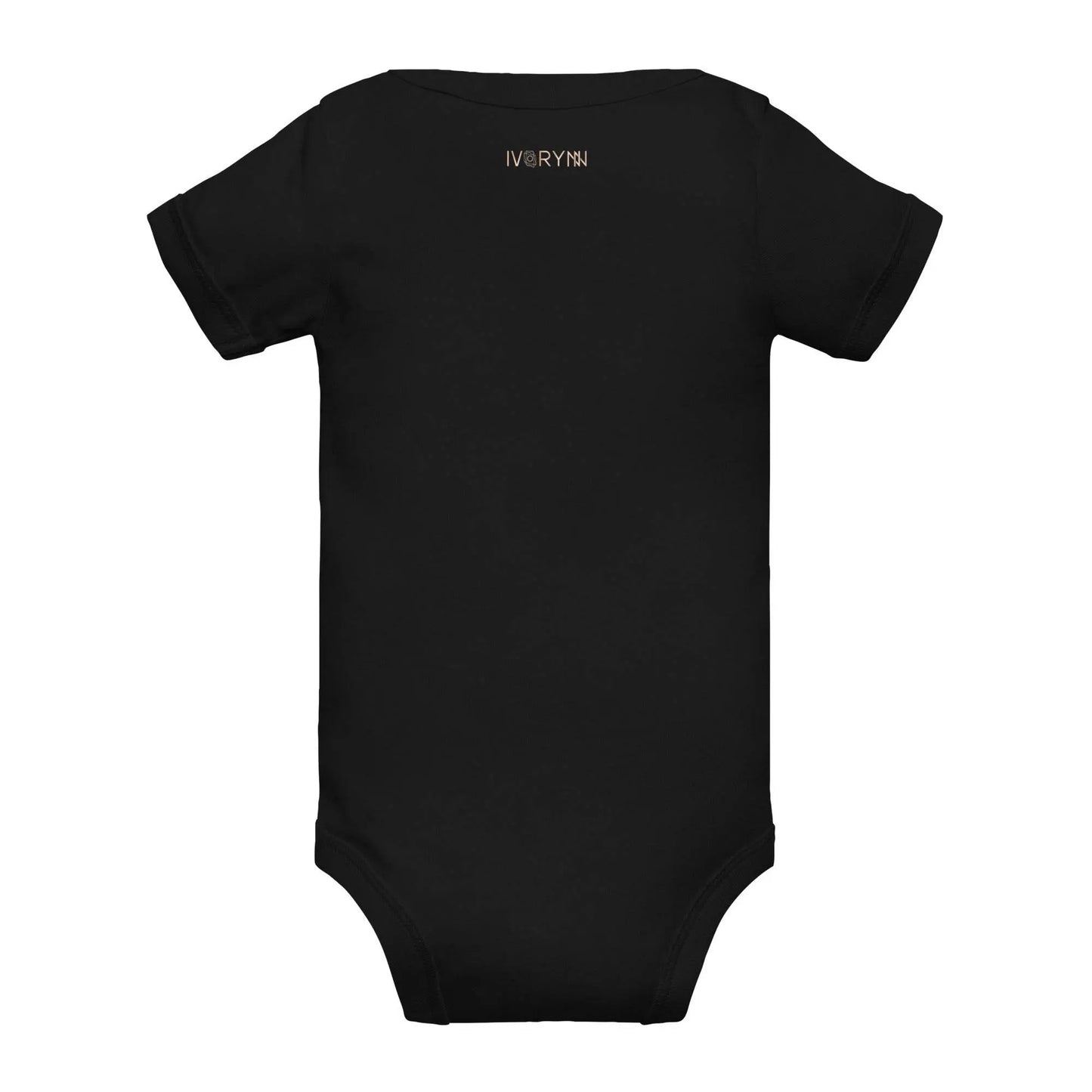 Baby short sleeve Black one piece - IVORYNN