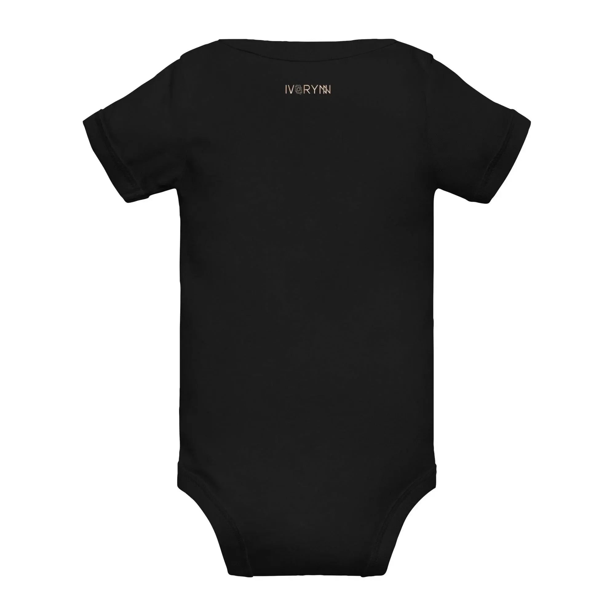 Baby short sleeve Black one piece - IVORYNN