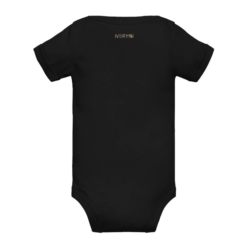 Baby short sleeve Black one piece - IVORYNN