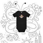 Baby short sleeve Black one piece - IVORYNN