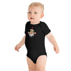 Baby short sleeve Black one piece - IVORYNN