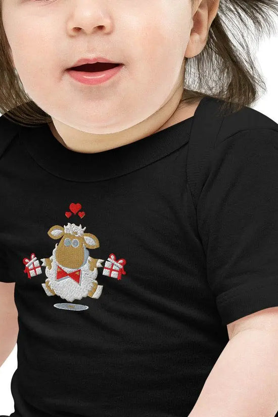 Baby short sleeve Black one piece - IVORYNN