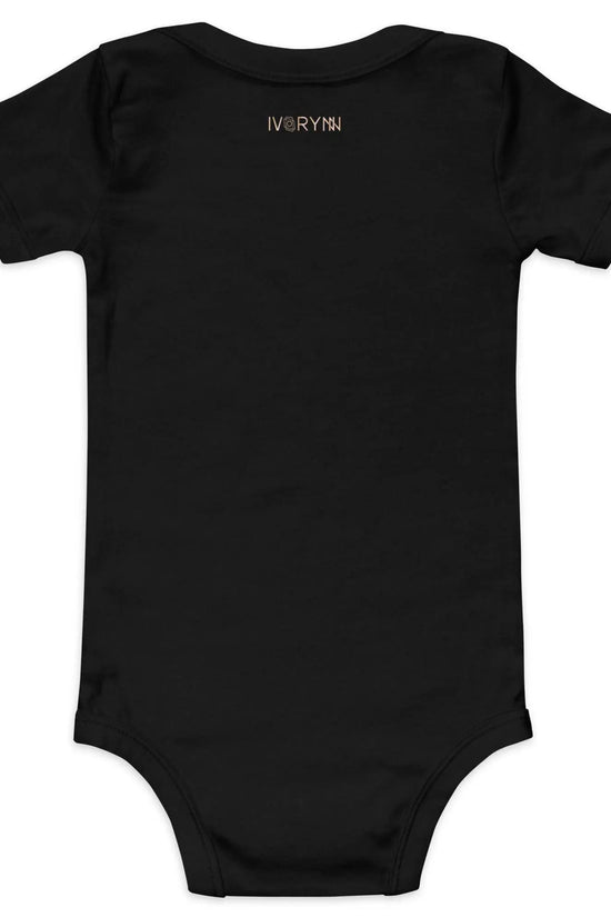 Baby short sleeve Black one piece - IVORYNN