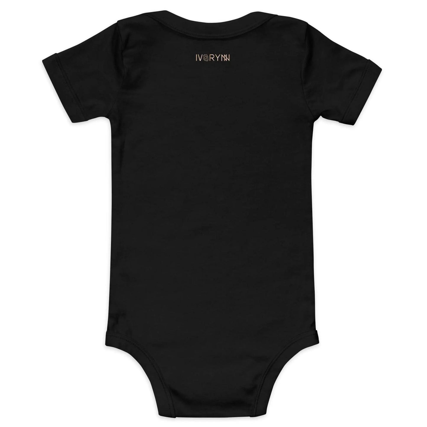 Baby short sleeve Black one piece - IVORYNN