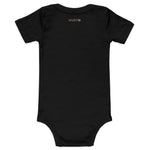 Baby short sleeve Black one piece - IVORYNN