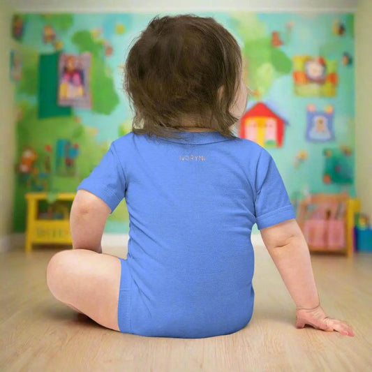 Baby short sleeve  Blue one piece