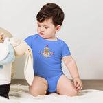 Baby short sleeve Blue one piece - IVORYNN