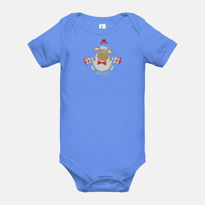 Baby short sleeve Blue one piece - IVORYNN