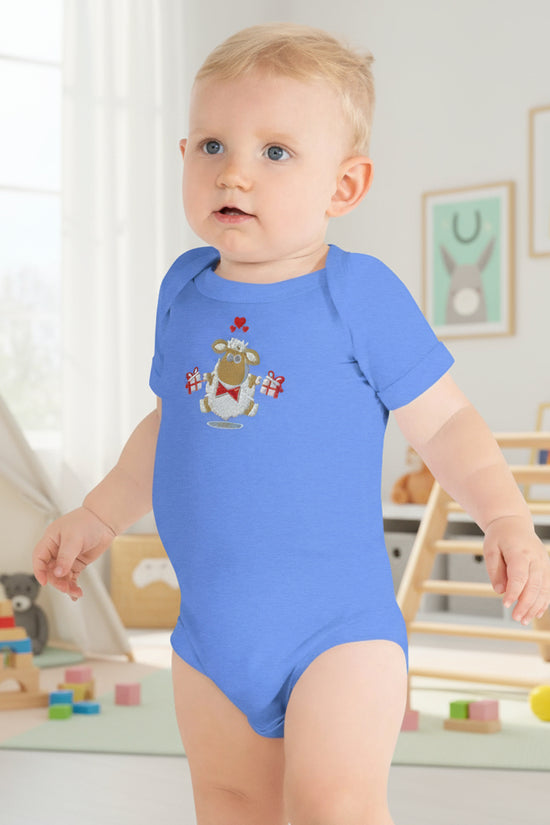 Baby short sleeve Blue one piece - IVORYNN