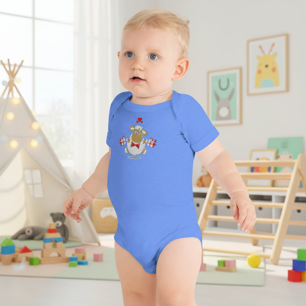 Baby short sleeve Blue one piece - IVORYNN