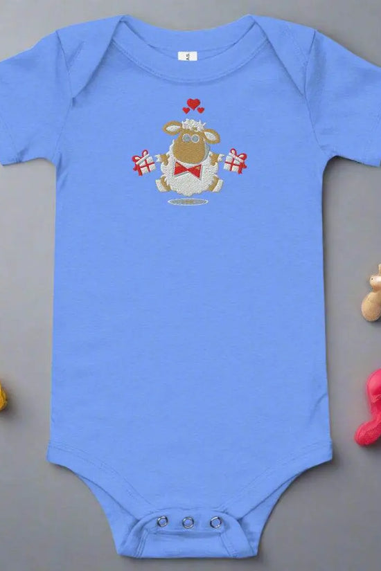 Baby short sleeve Blue one piece - IVORYNN