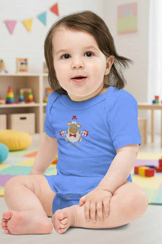 Baby short sleeve Blue one piece - IVORYNN