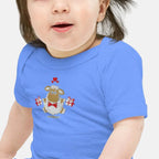 Baby short sleeve Blue one piece - IVORYNN