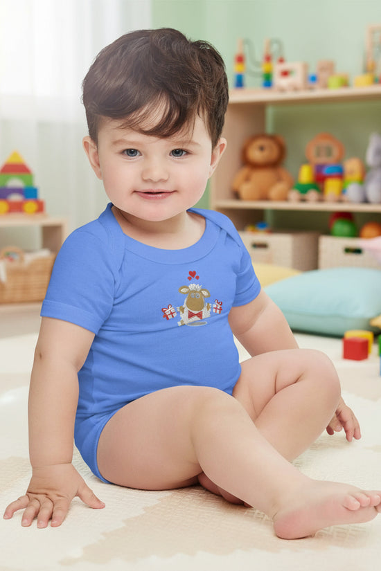 Baby short sleeve Blue one piece - IVORYNN