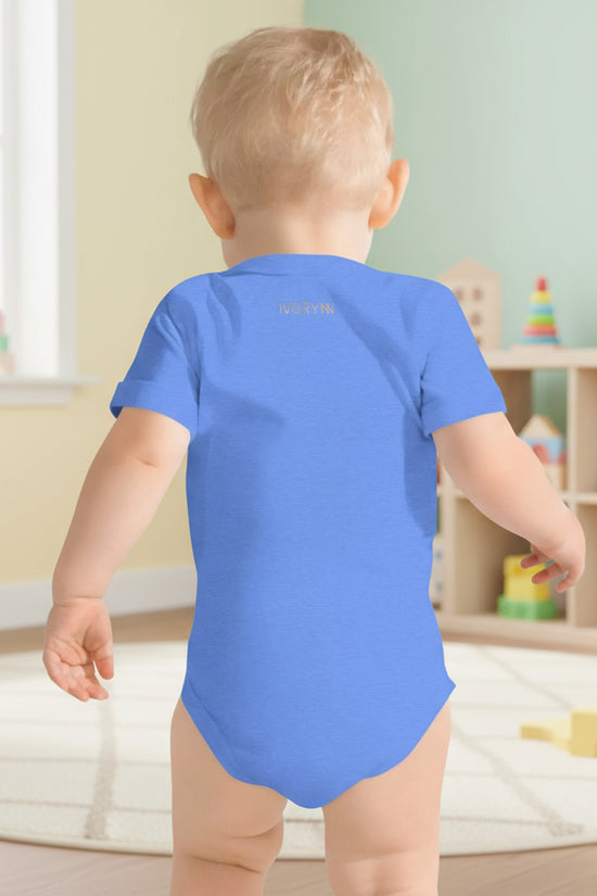 Baby short sleeve Blue one piece - IVORYNN