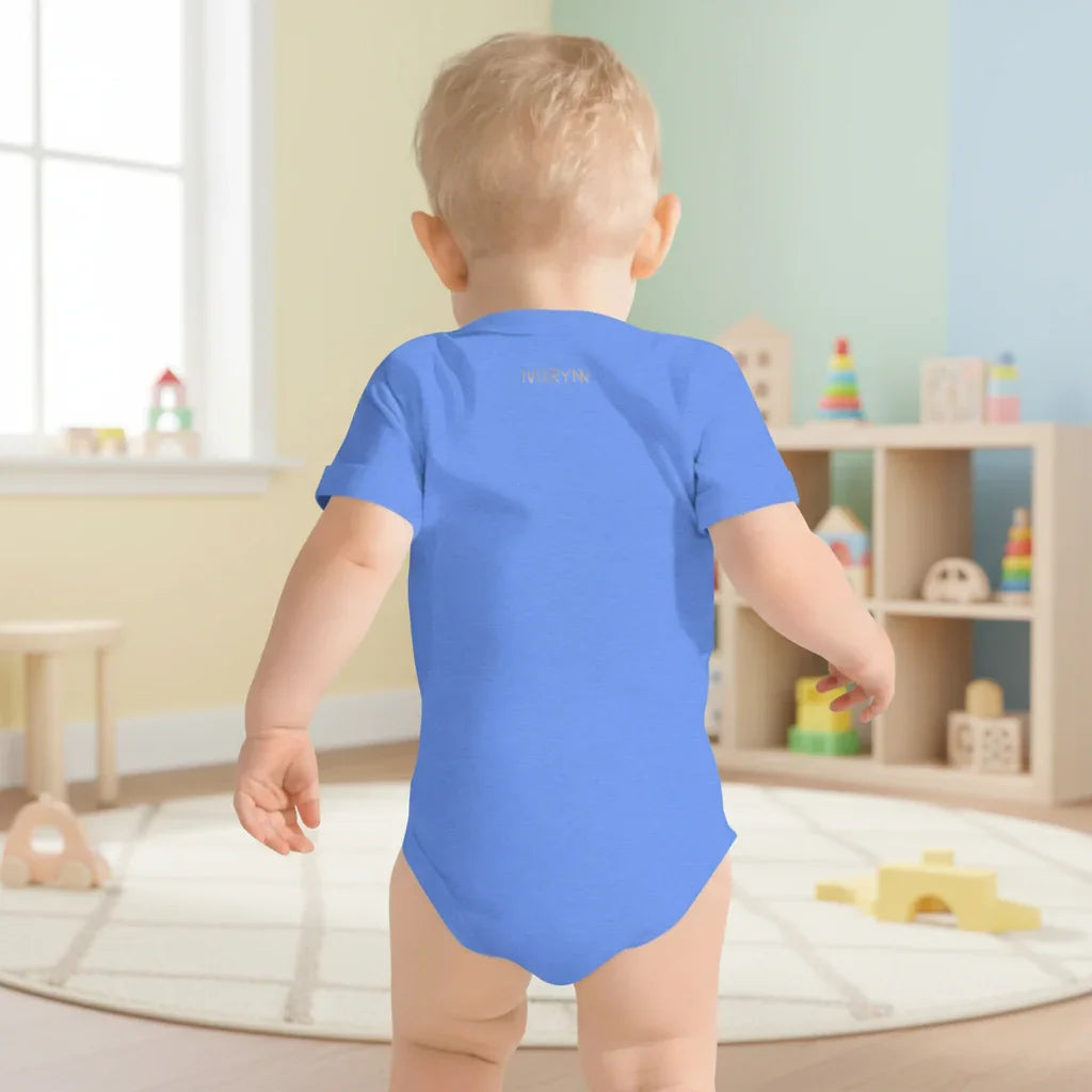 Baby short sleeve Blue one piece - IVORYNN