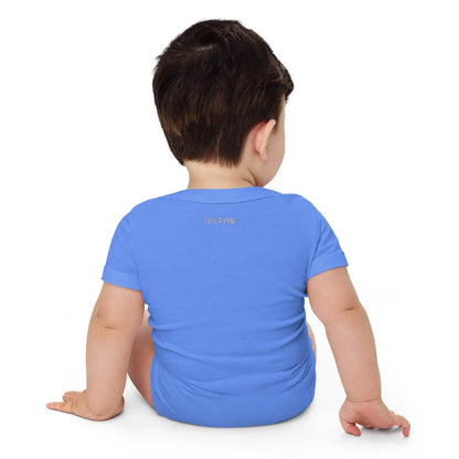 Baby short sleeve Blue one piece - IVORYNN