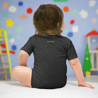 Baby short sleeve Dark Gray one piece - IVORYNN