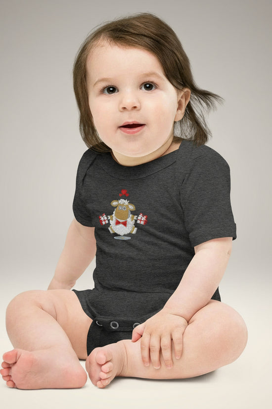 Baby short sleeve Dark Gray one piece - IVORYNN