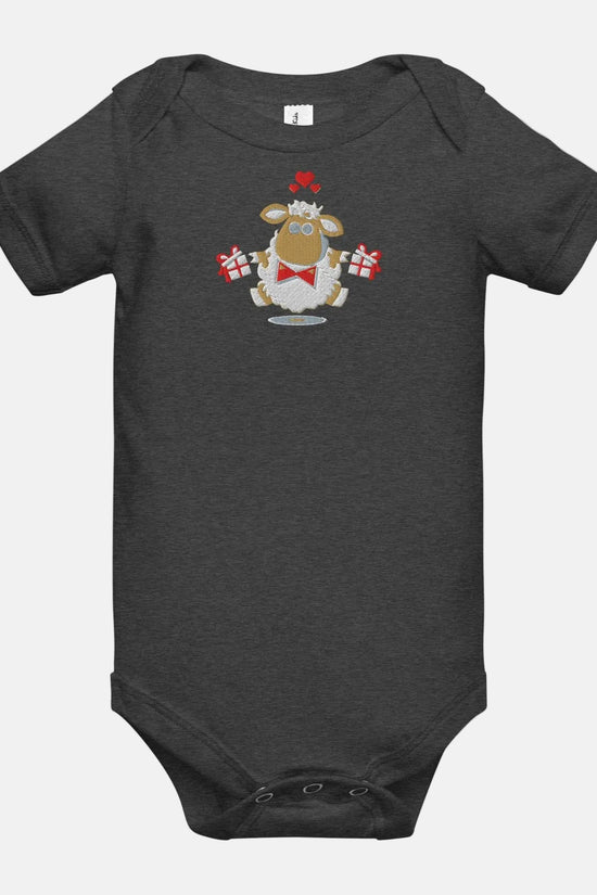 Baby short sleeve Dark Gray one piece - IVORYNN