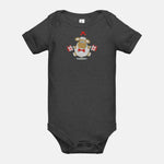 Baby short sleeve Dark Gray one piece - IVORYNN