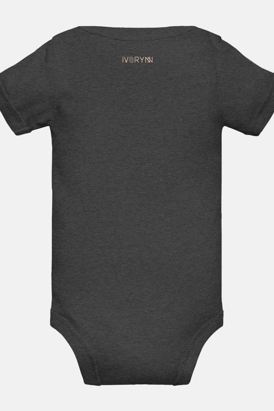 Baby short sleeve Dark Gray one piece - IVORYNN