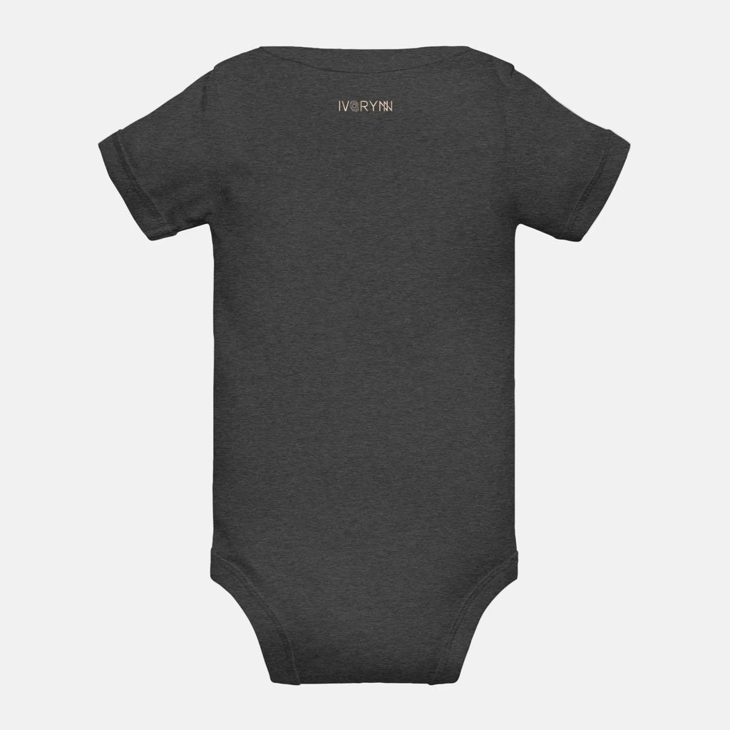 Baby short sleeve Dark Gray one piece - IVORYNN