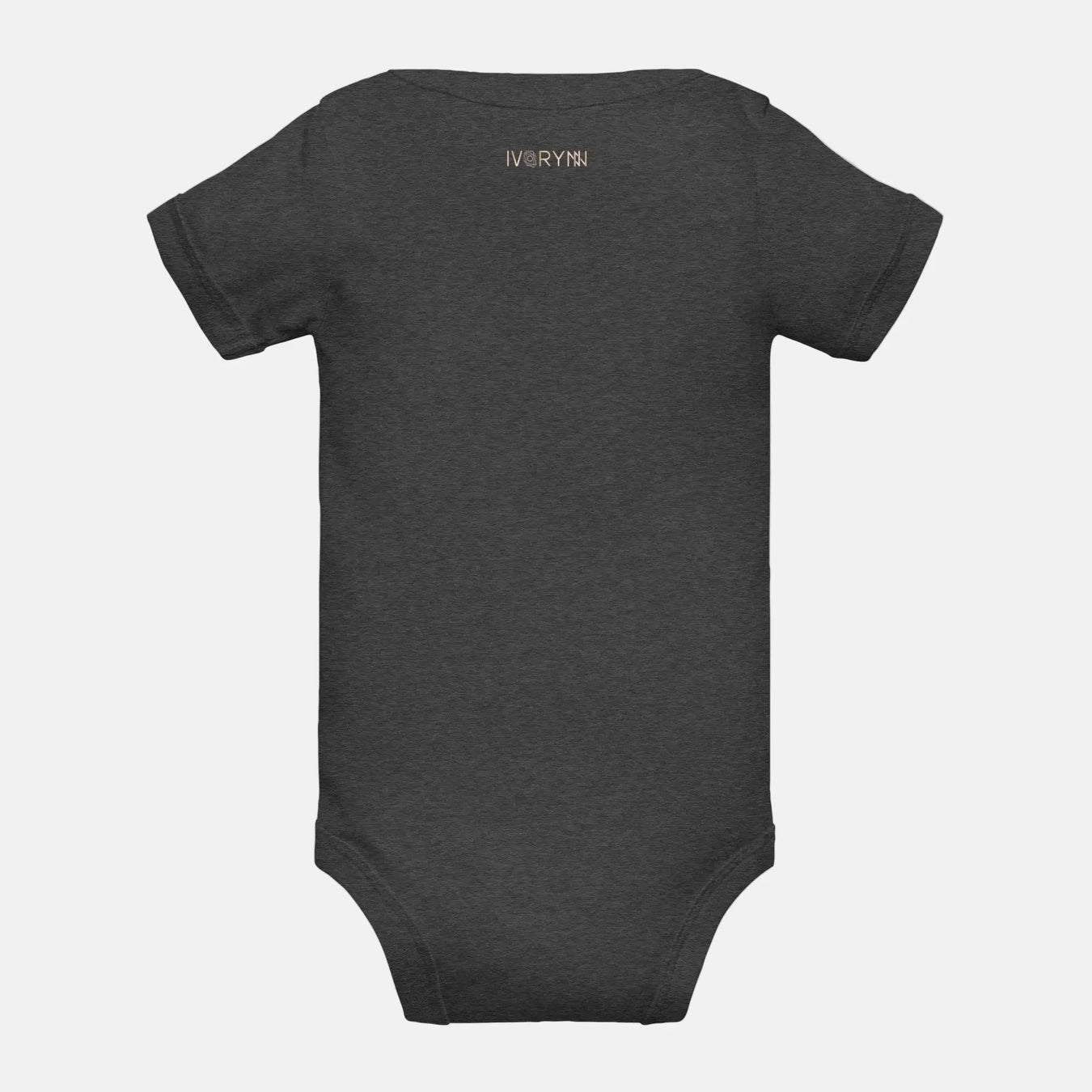 Baby short sleeve Dark Gray one piece - IVORYNN