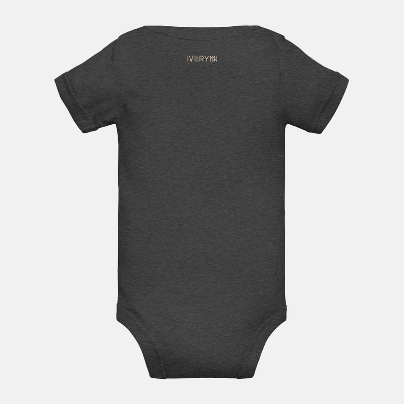 Baby short sleeve Dark Gray one piece - IVORYNN
