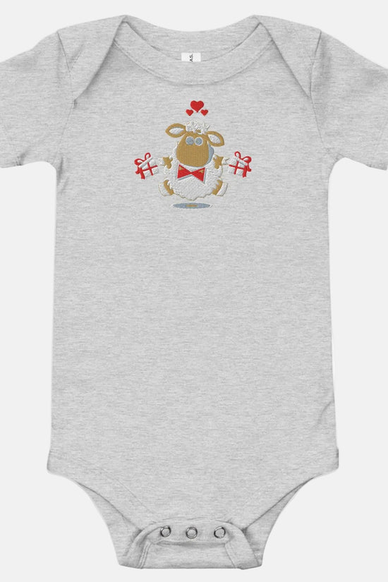 Baby short sleeve Light Gray one piece - IVORYNN