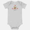 Baby short sleeve Light Gray one piece - IVORYNN