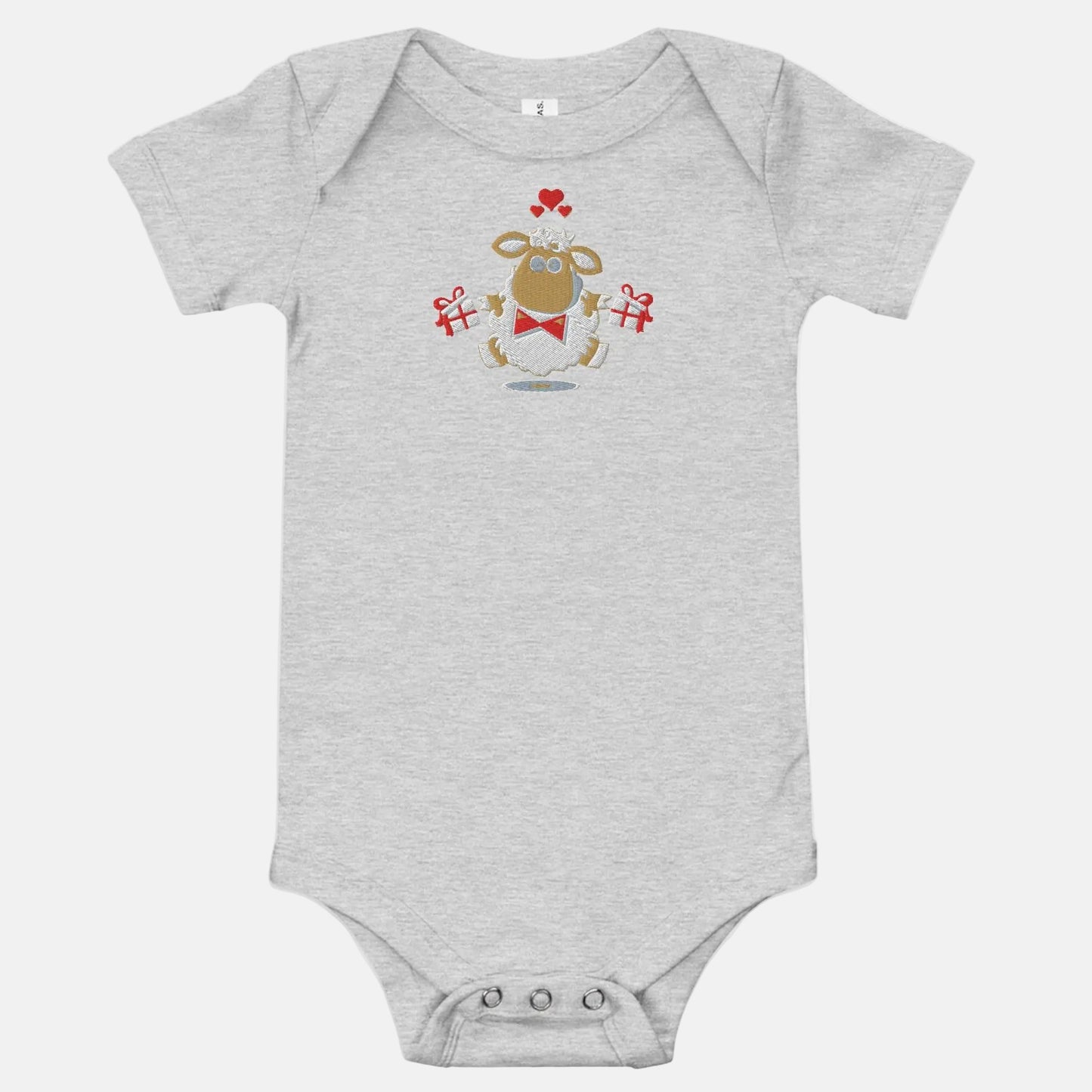 Baby short sleeve Light Gray one piece - IVORYNN