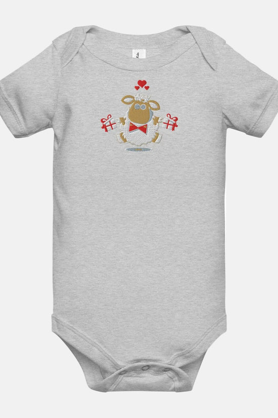 Baby short sleeve Light Gray one piece - IVORYNN