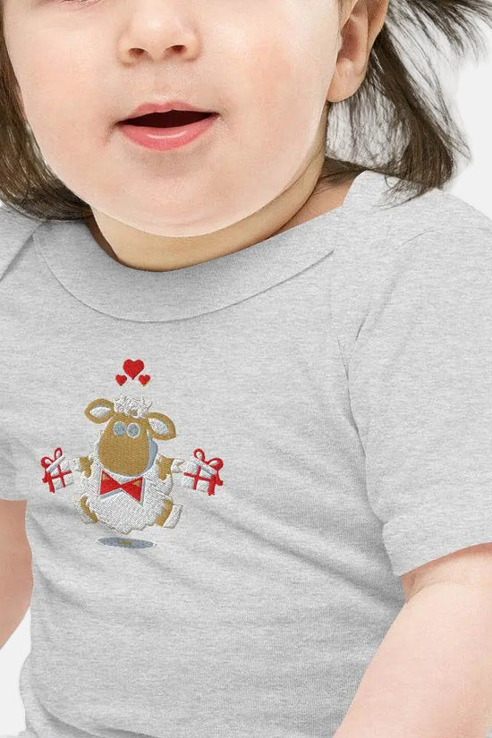 Baby short sleeve Light Gray one piece - IVORYNN