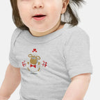 Baby short sleeve Light Gray one piece - IVORYNN