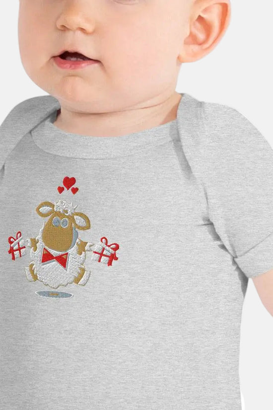 Baby short sleeve Light Gray one piece - IVORYNN