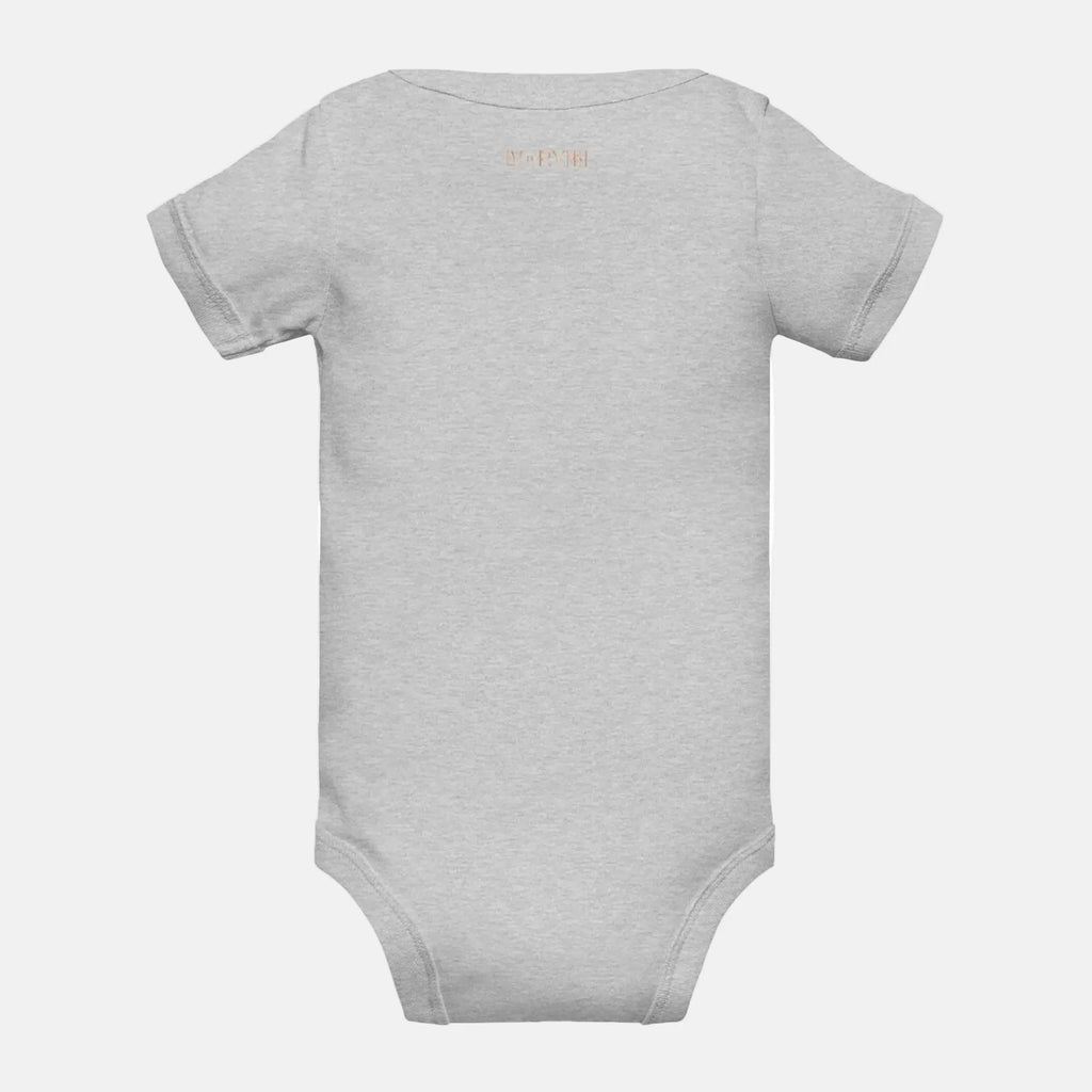 Baby short sleeve Light Gray one piece - IVORYNN