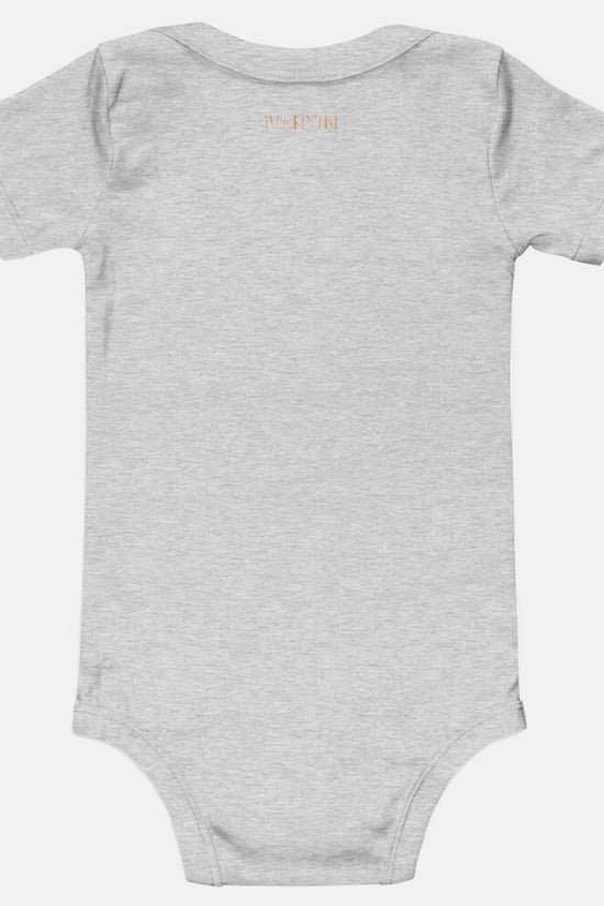 Baby short sleeve Light Gray one piece - IVORYNN