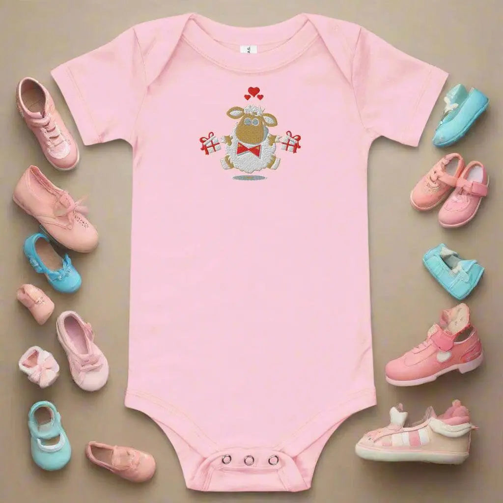 Baby short sleeve Pink one piece - IVORYNN