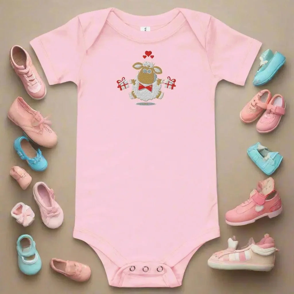 Baby short sleeve Pink one piece - IVORYNN
