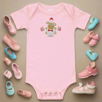 Baby short sleeve Pink one piece - IVORYNN