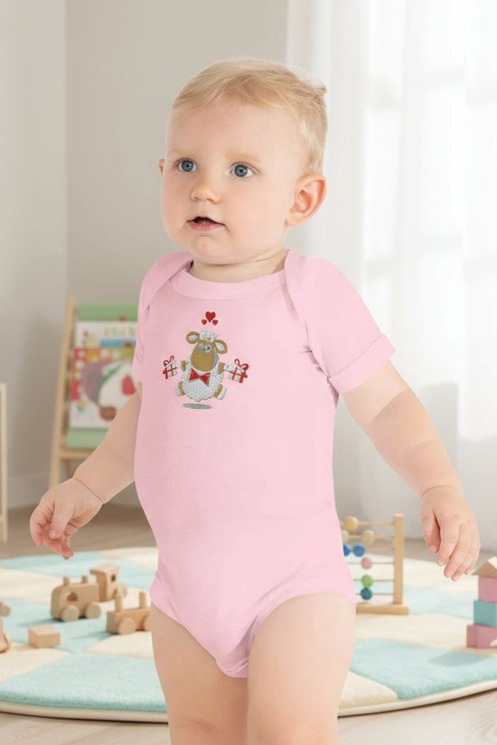 Baby short sleeve Pink one piece - IVORYNN